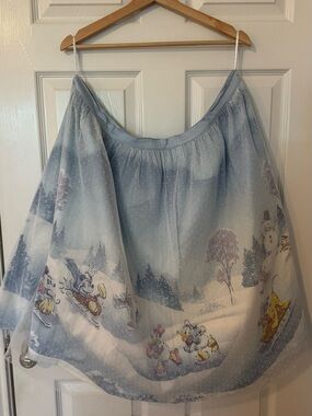 Loungefly Pastel Blue Winter Wonderland ft. Mickey and Friends